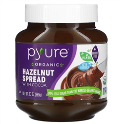 Pyure, Organic Hazelnut Spread with Cacao, 13 oz ( 369 g)