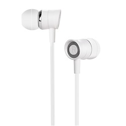 Проводные наушники с микрофоном внутриканальные Hoco M37 Pleasant sound universal (повр.уп.) Jack 3,5  (white)