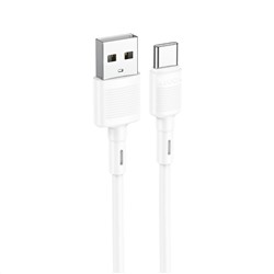 Кабель USB - Type-C Hoco X83 20W 100см 3A  (white)