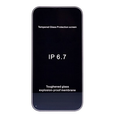 Защитное стекло Full Screen - 2,5D приват для "Apple iPhone 13 Pro Max/iPhone 14 Plus" (black)