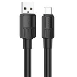 Кабель USB - Type-C Hoco X84  100см 3A  (black)
