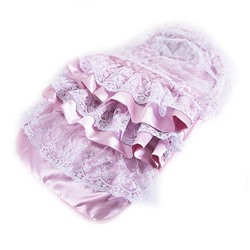 Конверт-одеяло из 2-х предметов цвет розовый