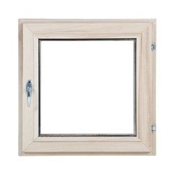 Окно, 50×50см, однокамерный стеклопакет, из липы
