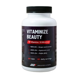 Мультивитамины женские "Vitaminize beauty", капсулы PROTEIN.COMPANY, 120 шт