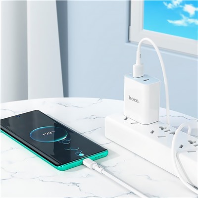 Кабель USB - Type-C Hoco X83 20W 100см 3A  (white)