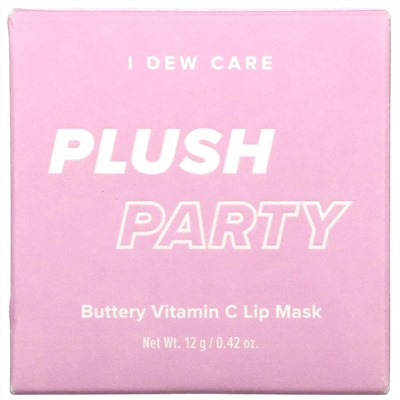 I Dew Care, Plush Party, Buttery Vitamin C Lip Mask, 0.42 oz (12 g)