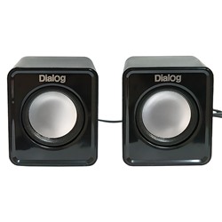 Компьютерная акустика Dialog Colibri AC-02UP (повр. уп.) 2.0 (black)