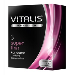 Ультратонкие презервативы VITALIS PREMIUM super thin - 3 шт.