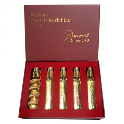 Подарочный парфюмерный набор Maison Francis Kurkdjian Baccarat Rouge 540 Extrait De Parfum унисекс 5 в 1