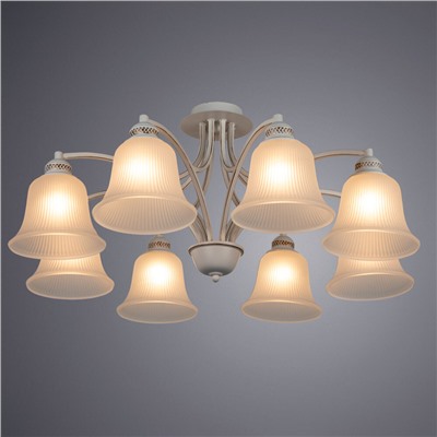 Потолочная люстра Arte Lamp EMMA A2713PL-8WG