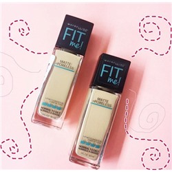 MAYBELLINE Fit Me! Matte Poreless Foundation Тональный крем (оттенок 115 Ivory) 30мл