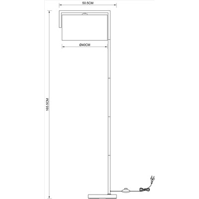 Торшер Arte Lamp APEROL A5031PN-1PB