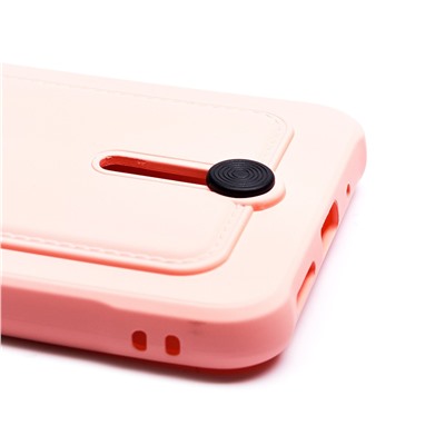 Чехол-накладка - SC304 с картхолдером для "Xiaomi Redmi 9A/Redmi 9i" (light pink)