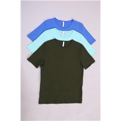 Набор футболок "Материк" (голубой, ментол, хаки)