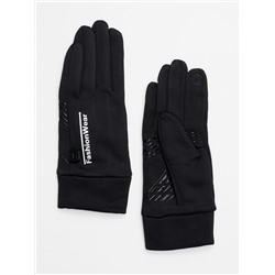 Спортивные перчатки демисезонные женские черного цвета 602Ch