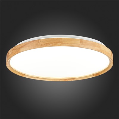 SLE201382-01 Светильник потолочный Светлое дерево/Белый LED 1*40W 3000K/4000K/6000K
