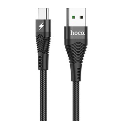 Кабель USB - Type-C Hoco U53 Flash 5A (black)