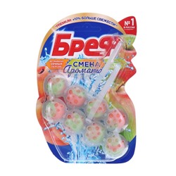 Туалетный блок Бреф Perfume Switch «Сочный персик - яблоко», 2 шт. по 50 г