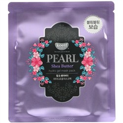 Koelf, Pearl Shea Butter, упаковка гидрогелевых масок, 5 шт., 30 г каждая