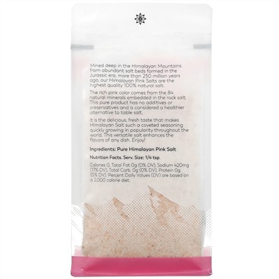 The Spice Lab, гималайская розовая соль, крупного помола, 453 г (1 фунт)