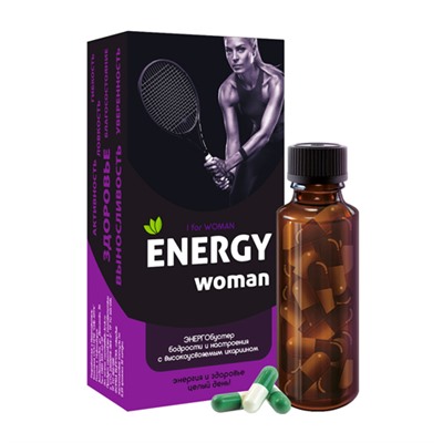 Энергокомплекс на основе икариина "Energy woman" Сиб-КруК, 32 шт