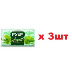 EXXE Туалетное крем-мыло Aroma глицериновое 5шт*70г Зеленый чай и глицерин 3шт
