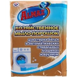 НБТ Almaz Хозяйственное мыло-порошок 600г для автоматической и ручной стирки мягкая уп-ка