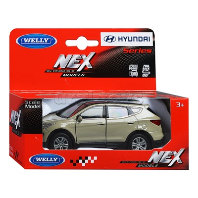 Машинка 1:38 Hyundai Santa Fe, пруж. мех., цв. в асс.