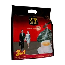 Растворимый кофе G7, 3 в 1, Original, 50 пак.