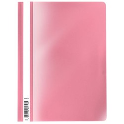 Скоросшиватель А4 пластиковый Fizzy Pastel 53659 розовый Erich Krause