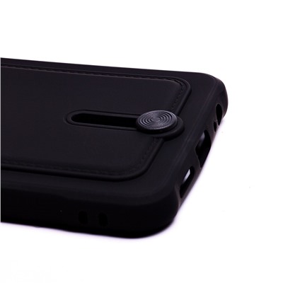 Чехол-накладка - SC304 с картхолдером для "Xiaomi Redmi Note 10/Redmi Note 10S" (black) (208774)