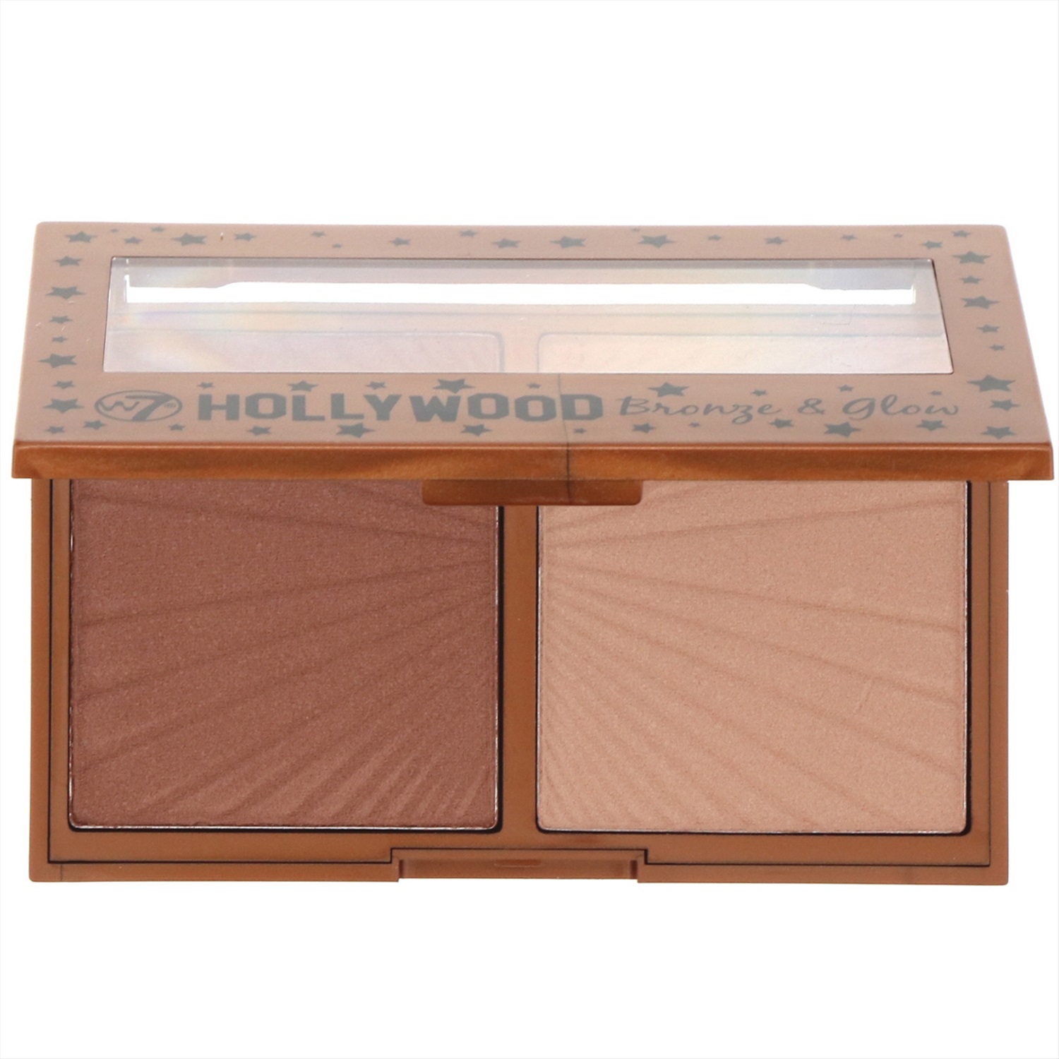 Хайлайтер 2 в 1. W7 Bronze & Glow Hollywood 13g. Бронзер Hollywood. W7 Hollywood.