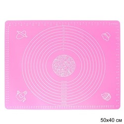 Силиконовый коврик 40х50 см / GY-633-C /уп 100/ розовый 0,173