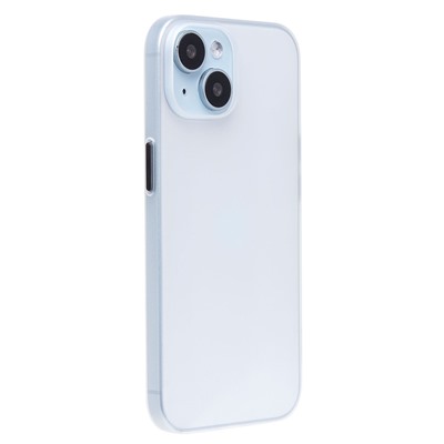 Чехол-накладка - PC091 для "Apple iPhone 15" (matte transparent/white) (232316)