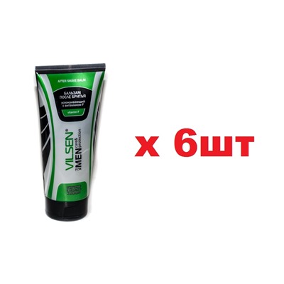 Vilsen for Men Бальзам после бритья 150мл Успокаивающий с витамином F туба 6шт