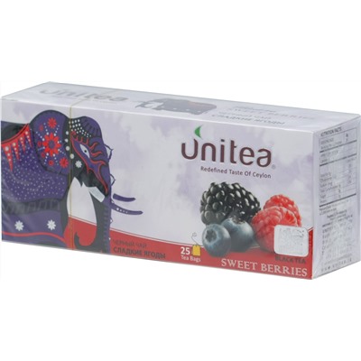 UNITEA. Sweet berries карт.пачка, 25 пак.