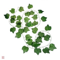 Растение искусственное "Лиана" 2,3-2,4 м. крупный лист, арт 1