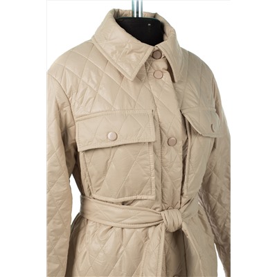 01-11030 Пальто женское демисезонное (пояс)