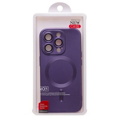 Чехол-накладка - SM020 Matte SafeMag для "Apple iPhone 15 Pro" (purple)