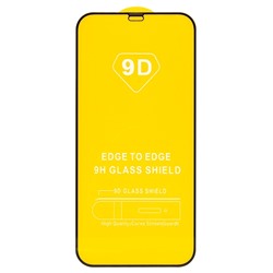 Защитное стекло Full Glue - 2,5D для "Apple iPhone 12 Pro Max" (тех.уп.) (20) (black)