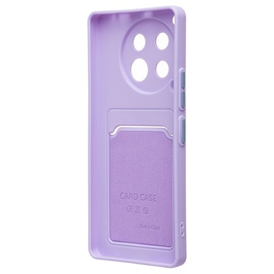 Чехол-накладка - SC337 с картхолдером для "Tecno Camon 30 5G" (light violet) (231100)