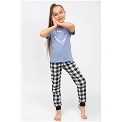 Пижама с брюками 91241 для девочки (футболка, брюки) НАТАЛИ #885616