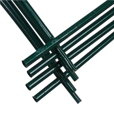 Клумба оцинкованная, 34 × 70 × 70 см, ярко–зелёная, «Решётка»