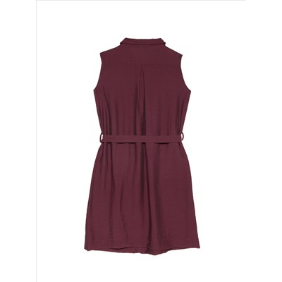 Платье женское CONTE Платье-рубашка без рукавов с легким блеском LPL 915