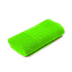 Полотенце махровое гладкокрашенное - Ярко-зеленый