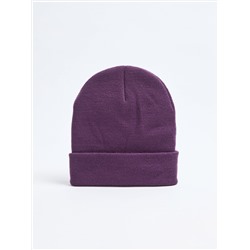 Однотонная шапка Фиолетовый