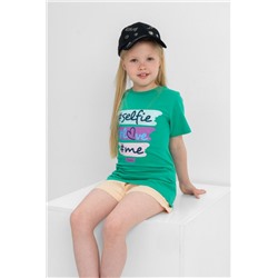 футболка детская с принтом 7448 (Зеленый)