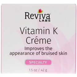 Reviva Labs, Vitamin K Creme, крем с витамином К, 42 г (1,5 унции)
