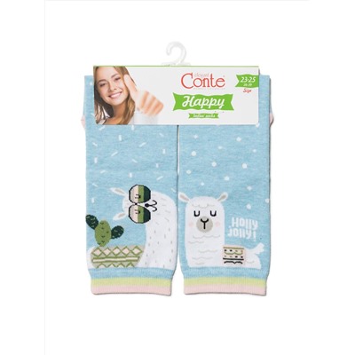 Носки женские CONTE Хлопковые носки HAPPY с рисунками &quot;Лама и кактус&quot;