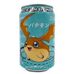 Лимонад газ. со вкусом лимона Digimon Patamon Ocean Bomb, Тайвань, 330 мл Акция